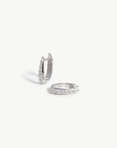 Claw Huggies | Sterling Silver/Pavé - Missoma - Modalova