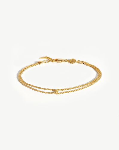 Double Rope Bracelet | 18ct Gold Vermeil - Missoma - Modalova