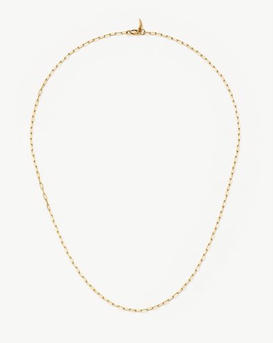 Fine Classic Paperclip Chain Necklace | 14ct Solid Gold - Missoma - Modalova