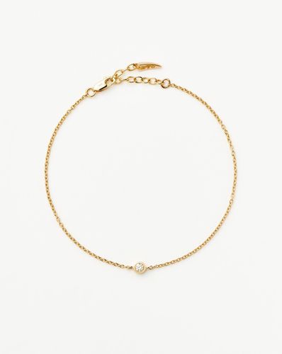 Fine Diamond Solitaire Trio Bracelet - Missoma - Modalova