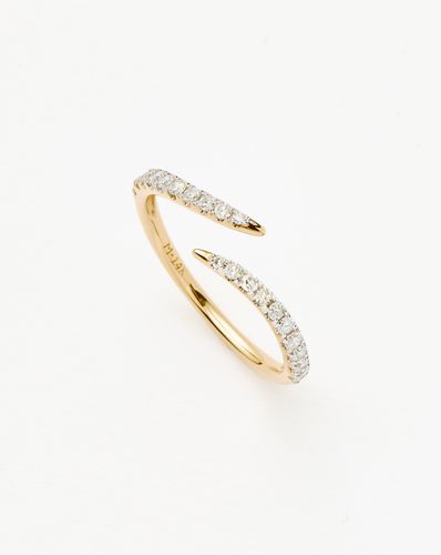 Fine Open Claw Ring | 14ct Solid Gold/Diamond - Missoma - Modalova