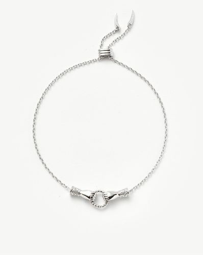 Harris Reed In Good Hands Slider Bracelet | Silver Plated/Cubic Zirconia - Missoma - Modalova