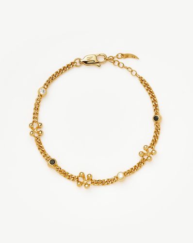 Kinetic Duality Charm Bracelet | 18ct Gold Plated Cubic Zirconia - Missoma - Modalova