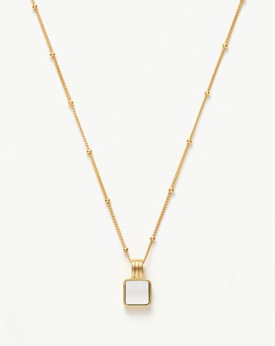 Lucy Williams Square Mother of Pearl Necklace - Missoma - Modalova