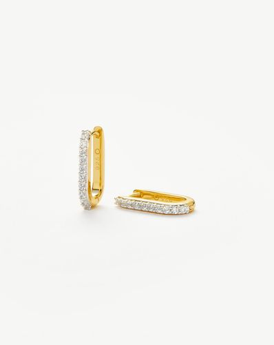 Pave Ovate Small | 18ct Recycled Gold Vermeil on Recycled Sterling Silver - Missoma - Modalova