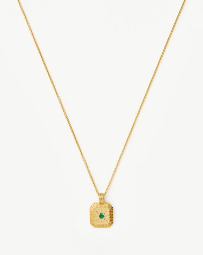 Harris Reed In Good Hands Beaded Gemstone Necklace | 18ct Gold Plated/Multi Green Gemstone & Pearl - Missoma - Modalova