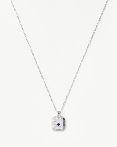 September Birthstone Pendant Necklace | Lapis/September - Missoma - Modalova