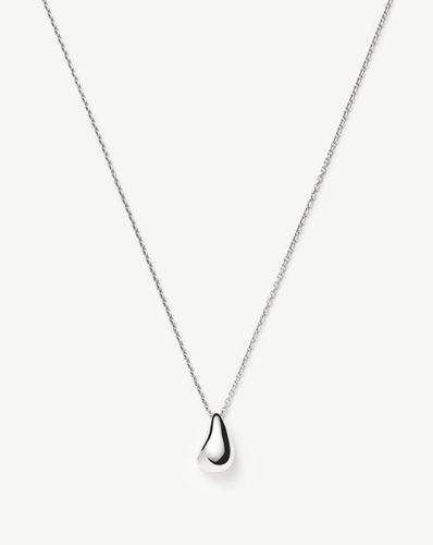 Savi Sculptural Droplet Pendant Necklace | Sterling Silver - Missoma - Modalova