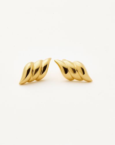 Savi Signature Stud Earrings | 18ct Gold Plated - Missoma - Modalova