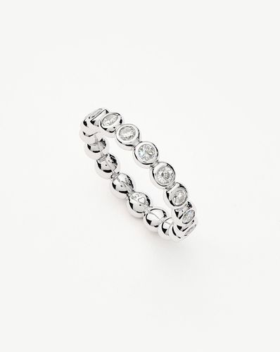 Tennis Eternity Stacking Ring | Sterling Silver Cubic Zirconia - Missoma - Modalova