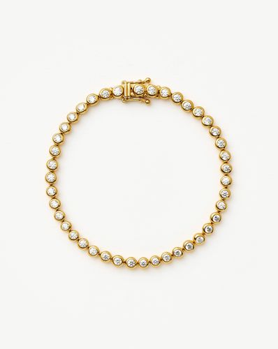 Tennis Round Bracelet | 18ct Gold Vermeil Cubic Zirconia - Missoma - Modalova