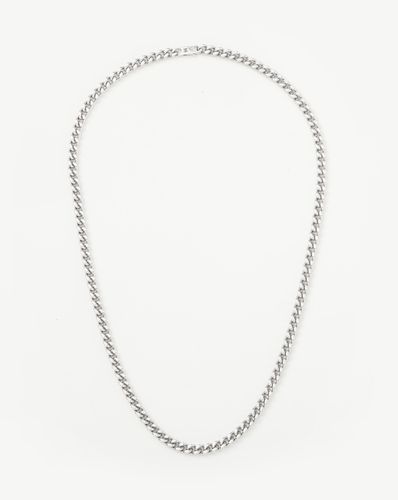 Mens Flat Curb Chain Necklace | Silver Plated - Missoma - Modalova