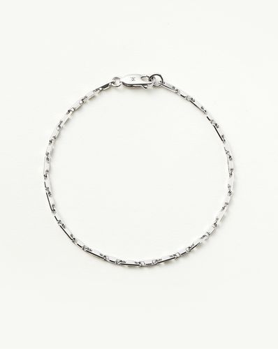 Mens Interlocking Link Chain Bracelet | Sterling Silver - Missoma - Modalova