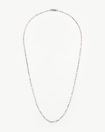 Mens Interlocking Link Chain Necklace | Sterling Silver - Missoma - Modalova