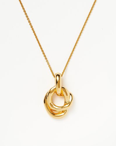 Molten Twisted Double Pendant Necklace - Missoma - Modalova