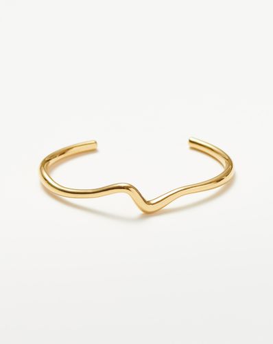 Molten Wave Cuff Bracelet - Missoma - Modalova