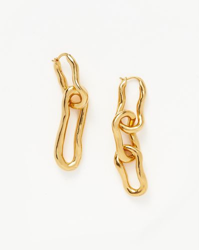 Molten Ovate Mismatch Hoop Earrings - Missoma - Modalova