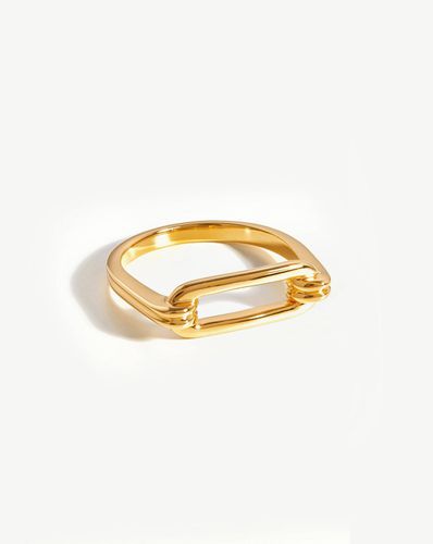 Ovate Ring | 18ct Gold Vermeil - Missoma - Modalova