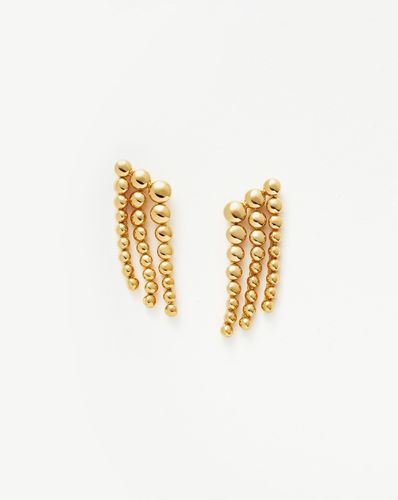 Beaded Waterfall Drop Earrings | 18ct Gold Vermeil - Missoma - Modalova