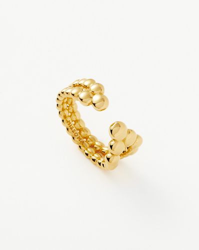 Beaded Open Ring | 18ct Gold Vermeil - Missoma - Modalova