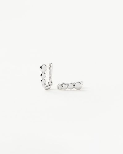 Beaded Ovate Huggies | Sterling Silver - Missoma - Modalova