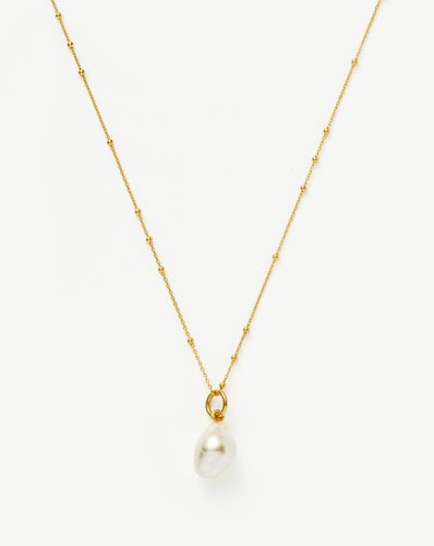 Baroque Pearl Chain Necklace | 18ct Gold Vermeil/Pearl - Missoma - Modalova