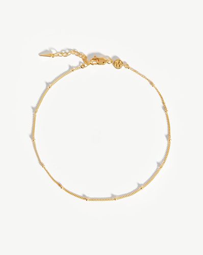 Bobble Chain Anklet | 18ct Gold Vermeil - Missoma - Modalova