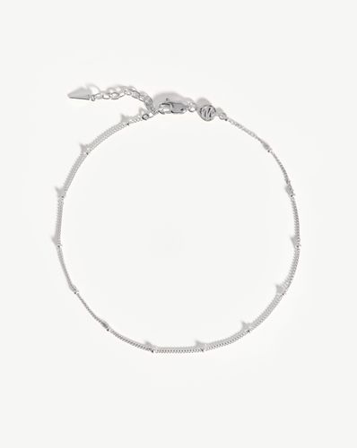 Bobble Chain Anklet | Sterling Silver - Missoma - Modalova