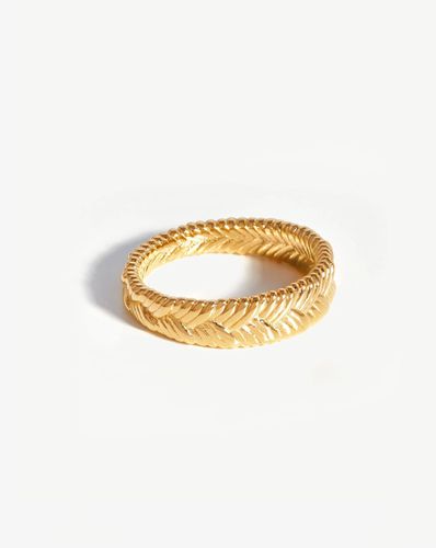 Braid Ring | 18ct Gold Plated - Missoma - Modalova