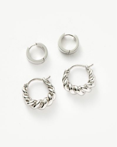 Chubby & Tidal Mini Hoop Earring Set - Missoma - Modalova