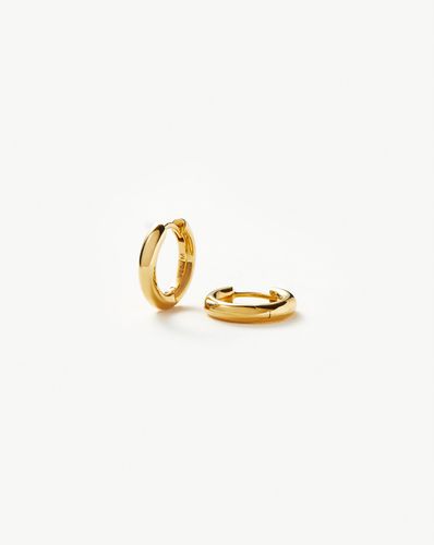 Classic Tunnel Mini Hoop Earrings | 18ct Gold Plated - Missoma - Modalova