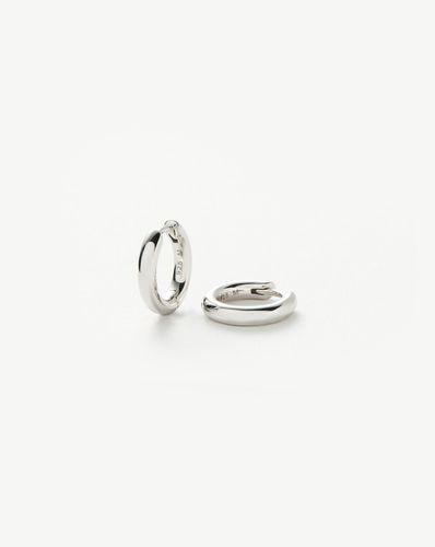 Classic Tunnel Mini Hoop Earrings | Sterling Silver - Missoma - Modalova