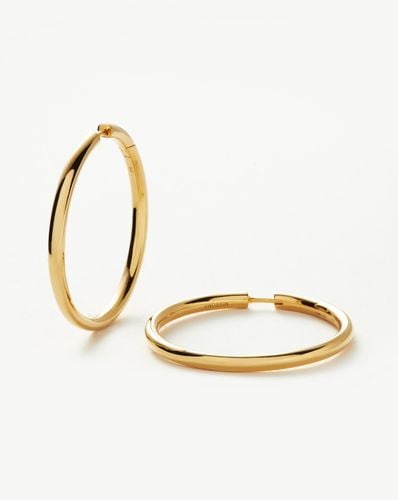 Classic Tunnel Large Hoop Earrings | 18ct Gold Plated - Missoma - Modalova