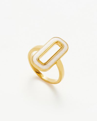 Enamel Haze Ovate Ring - Missoma - Modalova