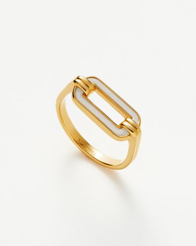 Enamel Haze Ovate Stacking Ring - Missoma - Modalova