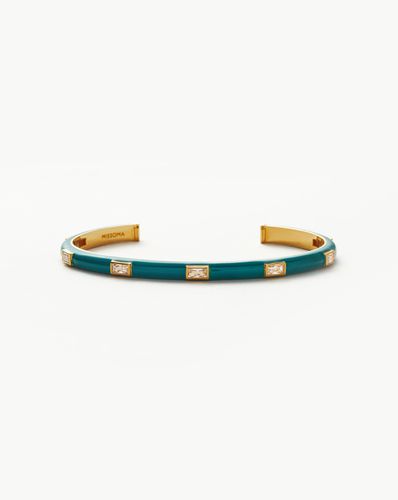 Enamel & Stone Cuff Bracelet - Missoma - Modalova