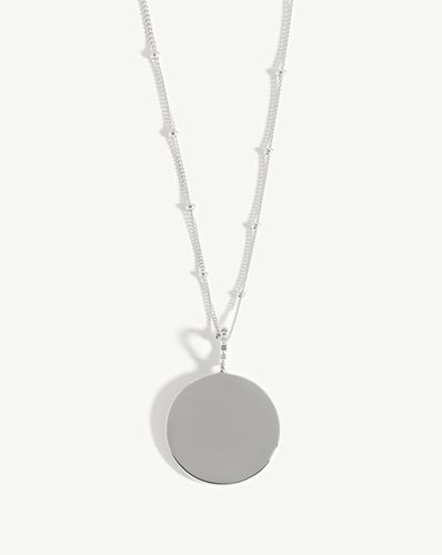 Engravable Large Round Disc Necklace - Missoma - Modalova