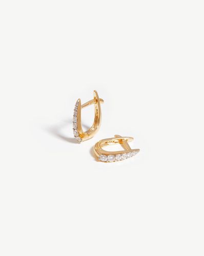 Fine Claw Huggies | 14ct Solid Gold/Diamond - Missoma - Modalova