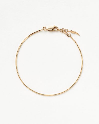 Fine Square Snake Chain Bracelet - Missoma - Modalova