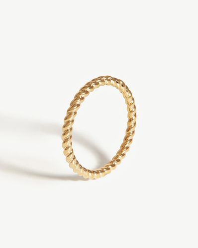 Fine Rope Ring | 14ct Solid Gold - Missoma - Modalova