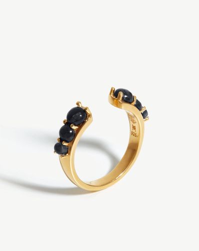 Harris Reed Openness Ring | 18ct Gold Vermeil/Black Onyx - Missoma - Modalova