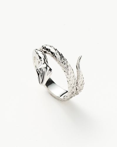 Harris Reed Coiled Serpent Ring | Silver Plated - Missoma - Modalova