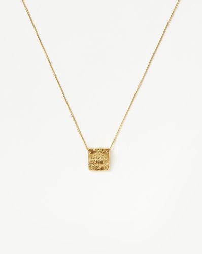 Lucy Williams Byzantine Square Coin Pendant Necklace | 18ct Gold Vermeil - Missoma - Modalova