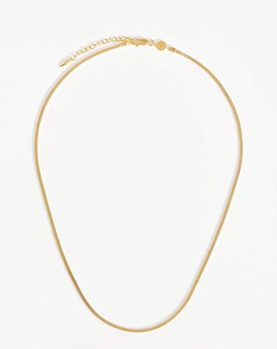 Lucy Williams Short Square Snake Chain Necklace - Missoma - Modalova