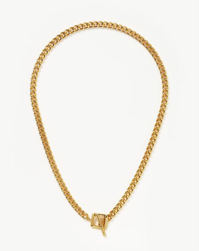 Lucy Williams T-Bar Chain Necklace | 18ct Gold Plated - Missoma - Modalova