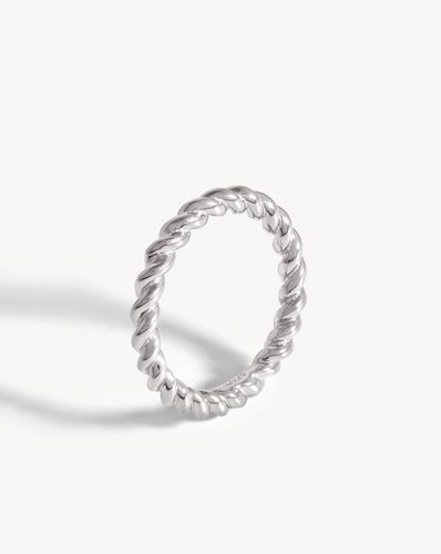 Lasso Stacking Ring | Sterling Silver - Missoma - Modalova