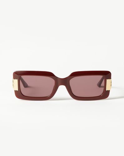 Le Specs Orion Ridge Sunglasses | Burgundy - Missoma - Modalova