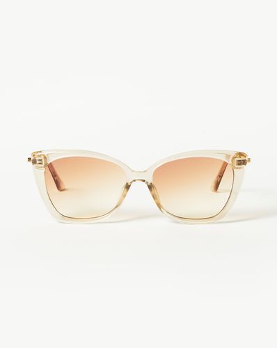 Le Specs Lyra Sphere Cat-Eye Sunglasses | Fawn/Pearl - Missoma - Modalova