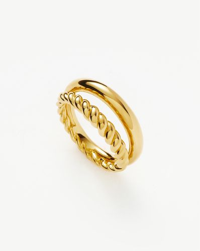 Radial Ring | 18ct Gold Vermeil - Missoma - Modalova