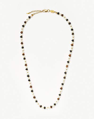 Savi Pearl & Gemstone Beaded Necklace | 18ct Gold Plated/Multi - Missoma - Modalova